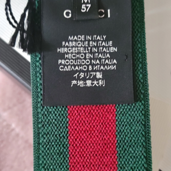 100% Authentic GUCCI Crystal Embellished Web Headband size M - Picture 3 of 6